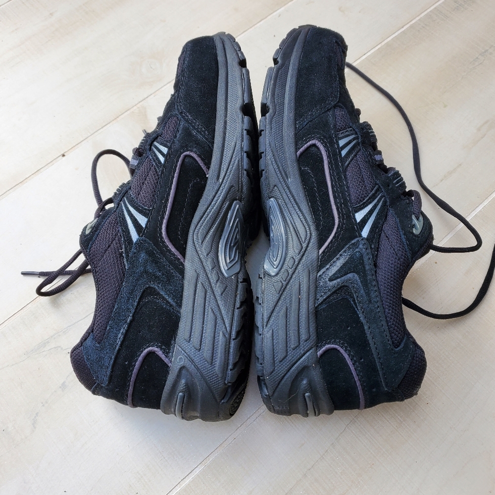 Vionic Black Walker Shoes With Suede Upper - image 3